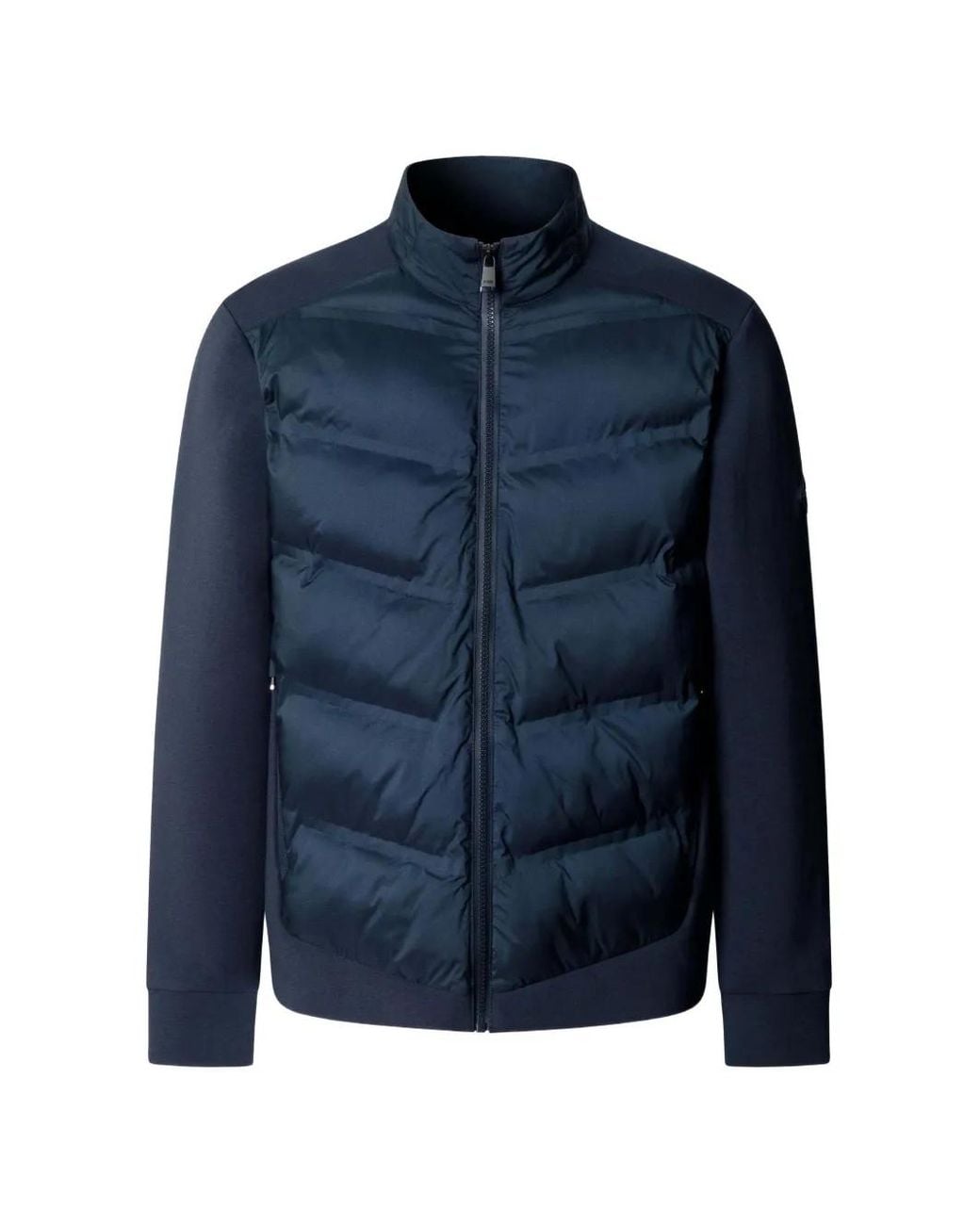 Hackett Blue Padded-Front Jacket for men
