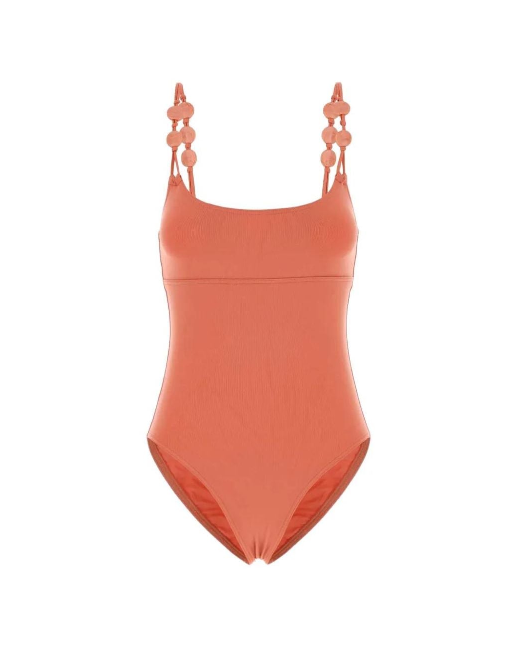 Eres White Lynda Bead-Embellished Swimsuit