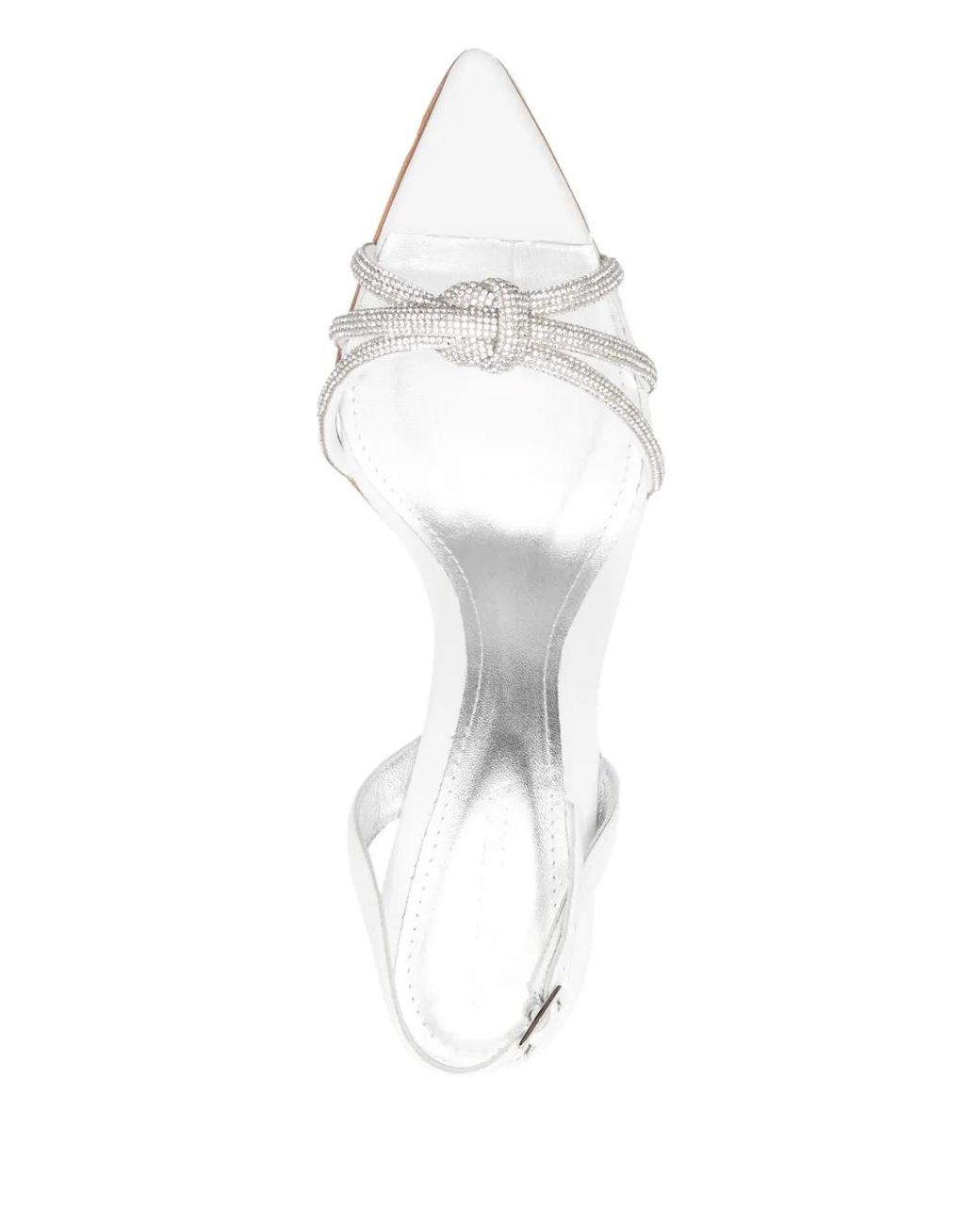 Ginissima White 95Mm Daisy Sandals
