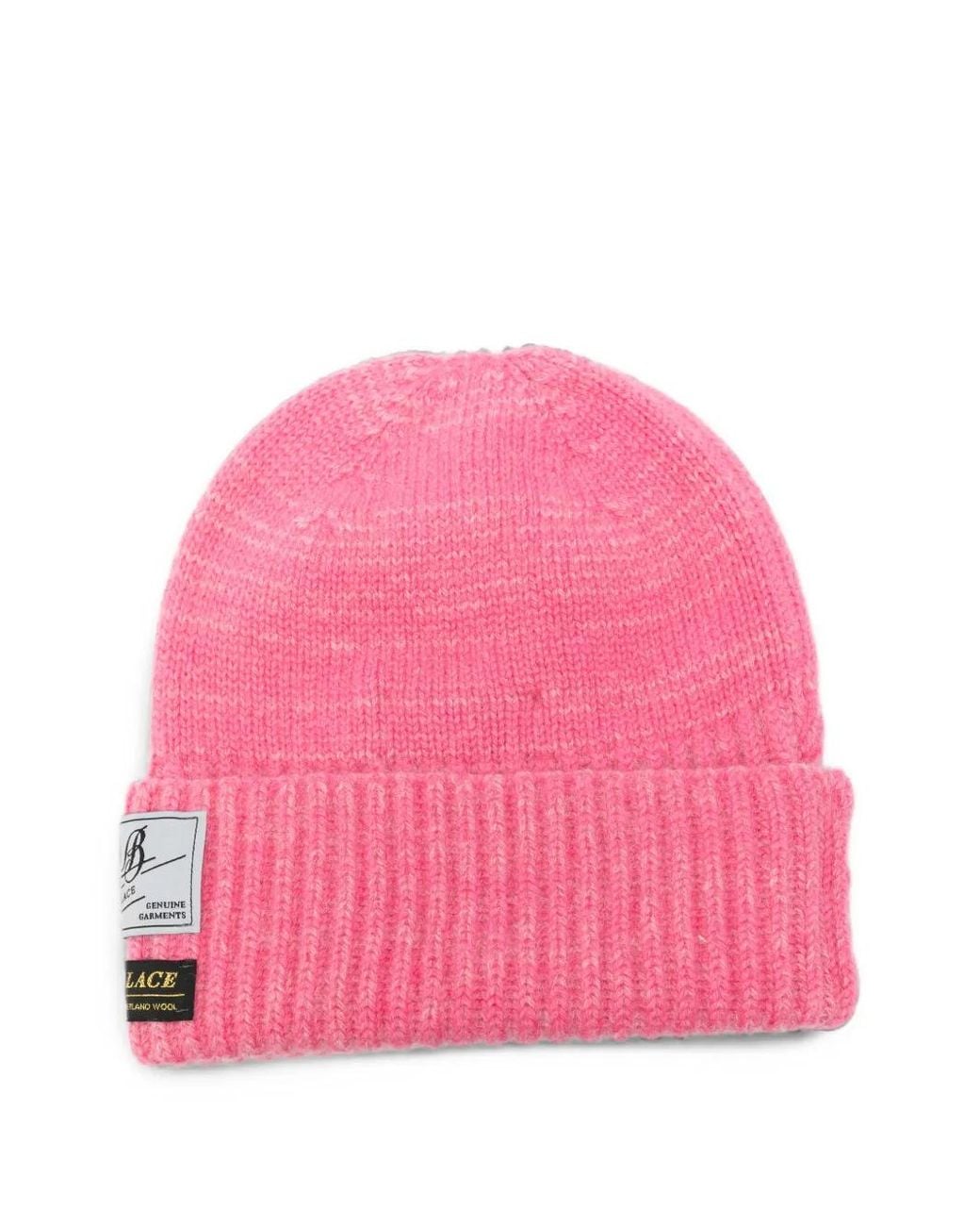 B.B. Wallace Pink Peyton Ribbed-Knit Beanie Hat