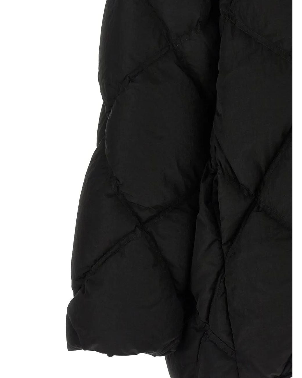 Ienki Ienki Black Shearling Queen Quilted Jacket