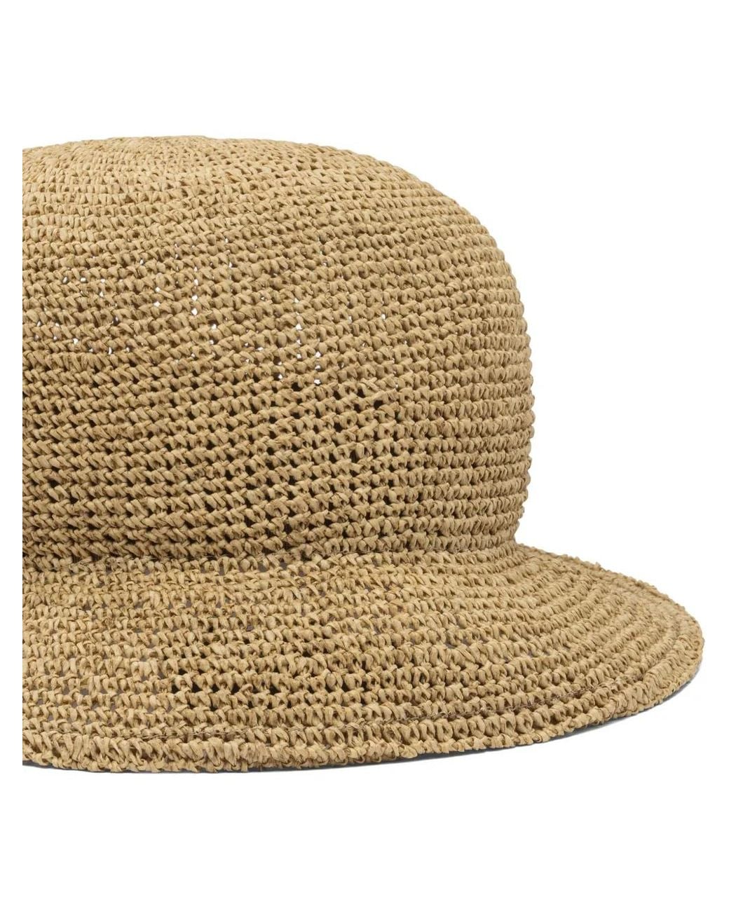 Nonnative Natural Crochet Paper Hat for men