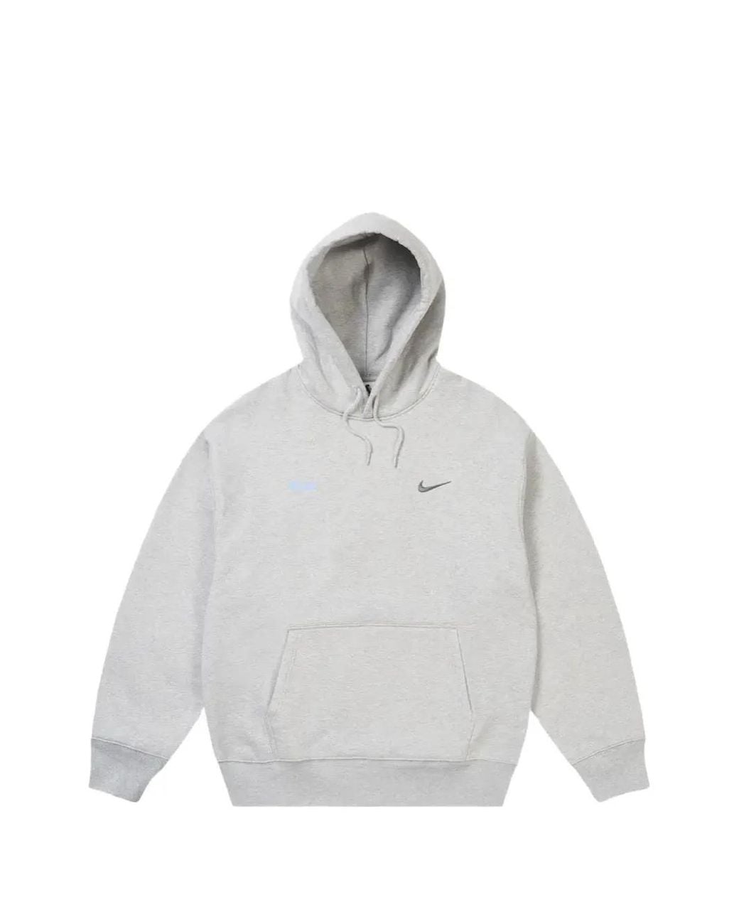 Palace White X Nike Swoosh Long-Sleeve Hoodie for men