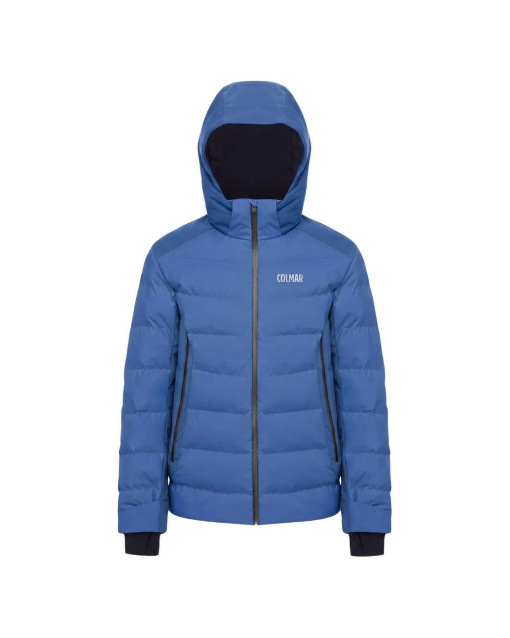 Colmar Blue Easy On Quilted Hooded Ski Jacket for men