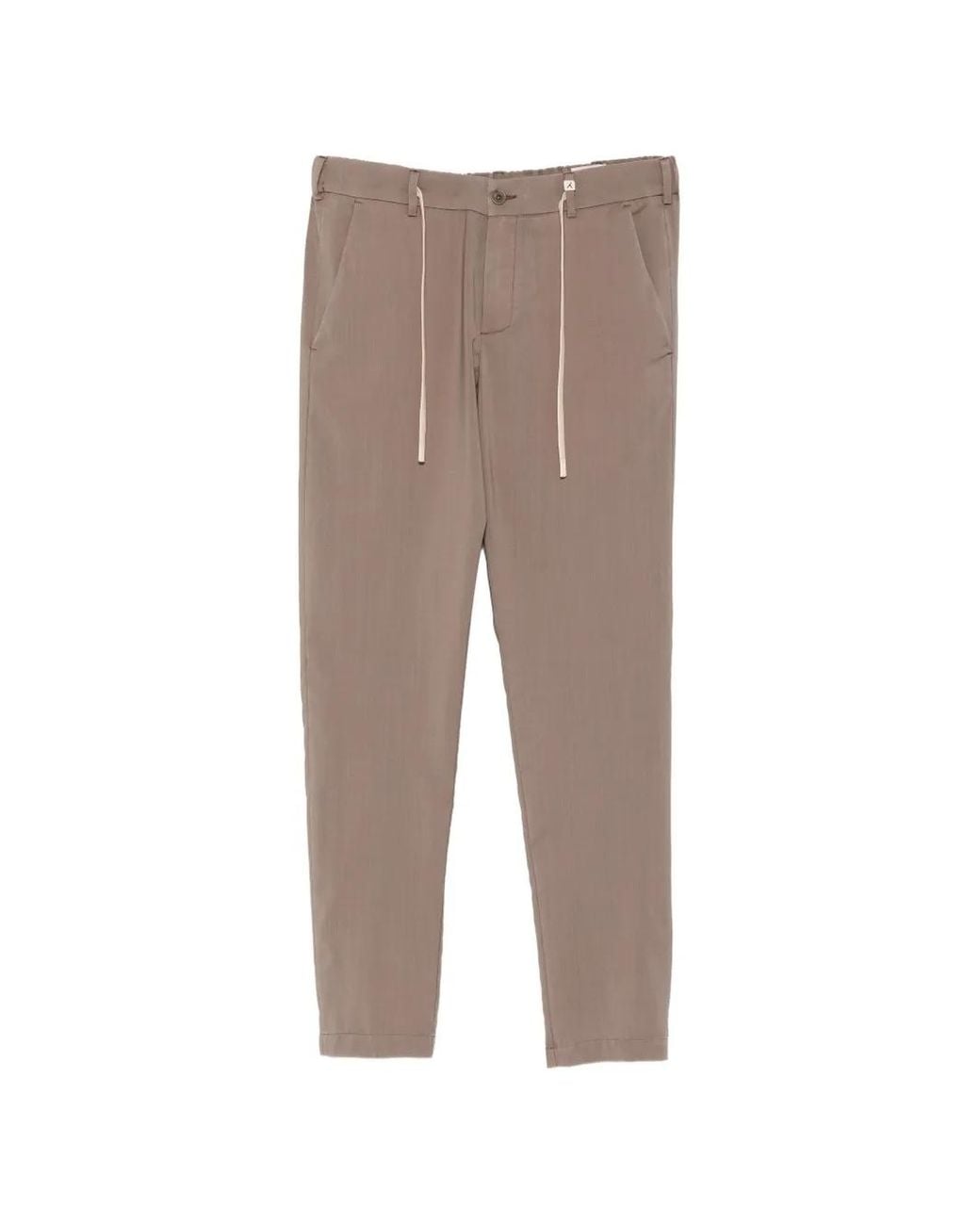 Myths Gray Drawstring Trousers for men