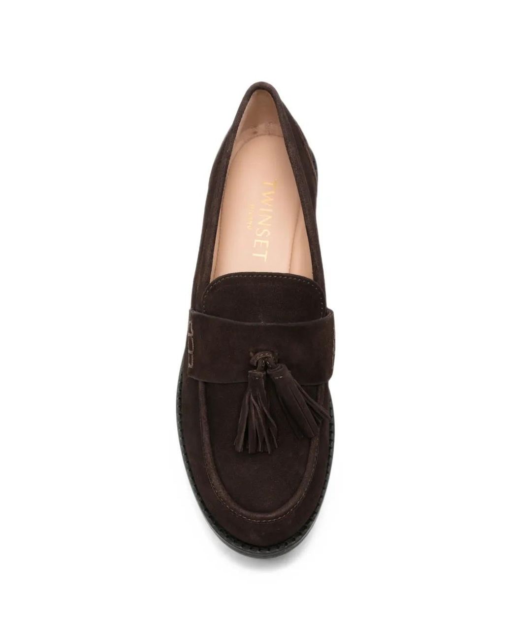 Twinset Black Almond-Toe Loafers