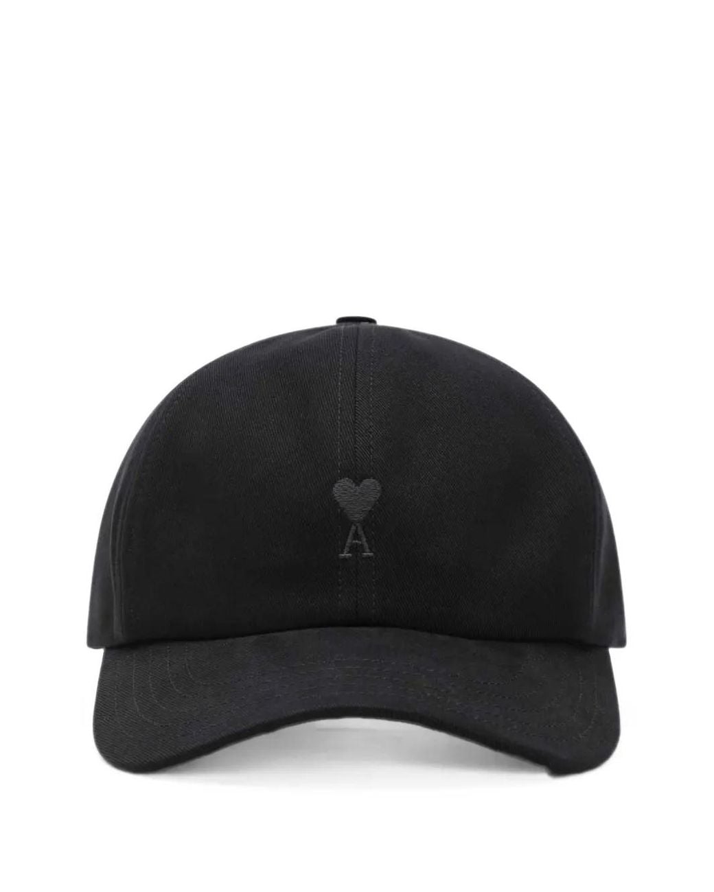 AMI Black Baseballkappe Mit Ami De Coeur