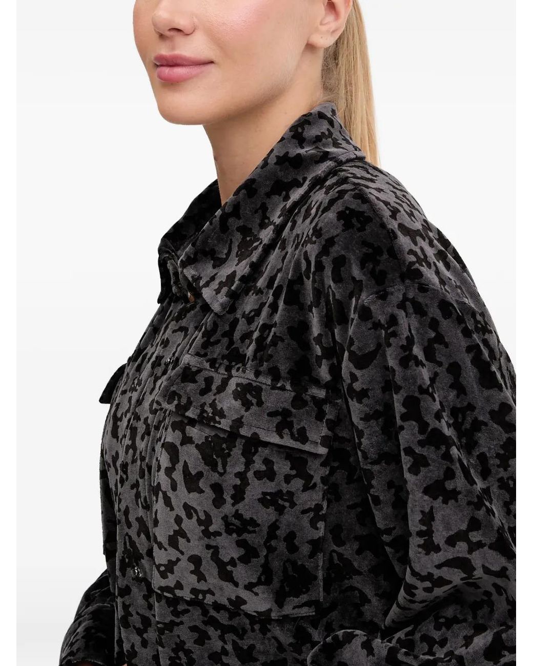 EA7 Black Chemise À Poche Poitrine