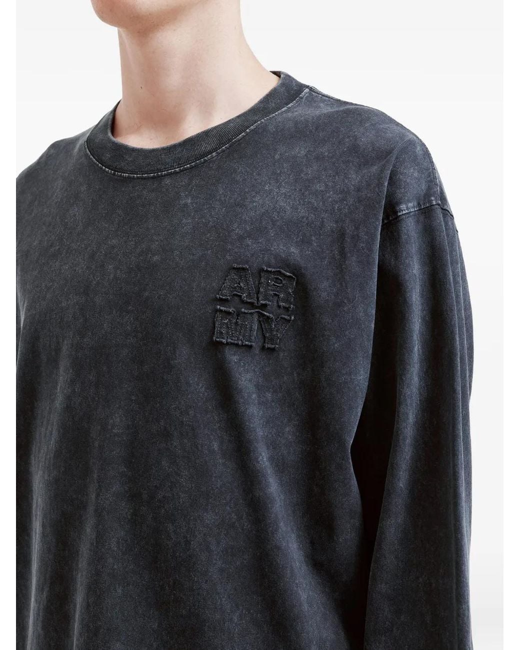 Izzue Blue Logo-Patch T-Shirt for men