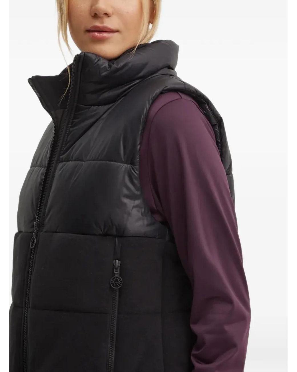 Sportalm Black Quilted Panelled Jacket