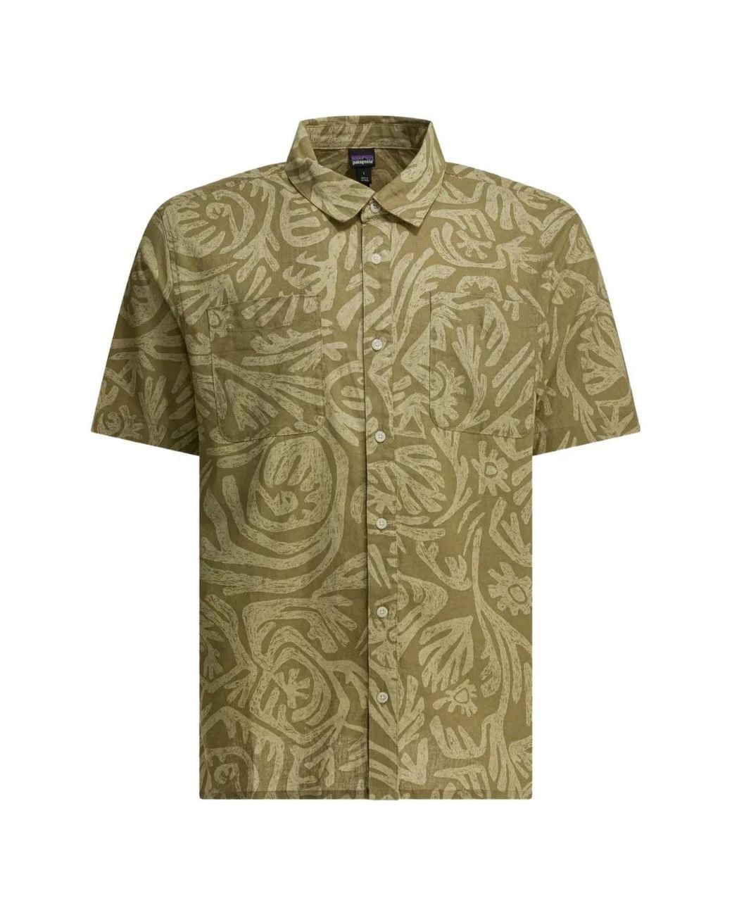 Patagonia Green Short-Sleeved Shirt for men