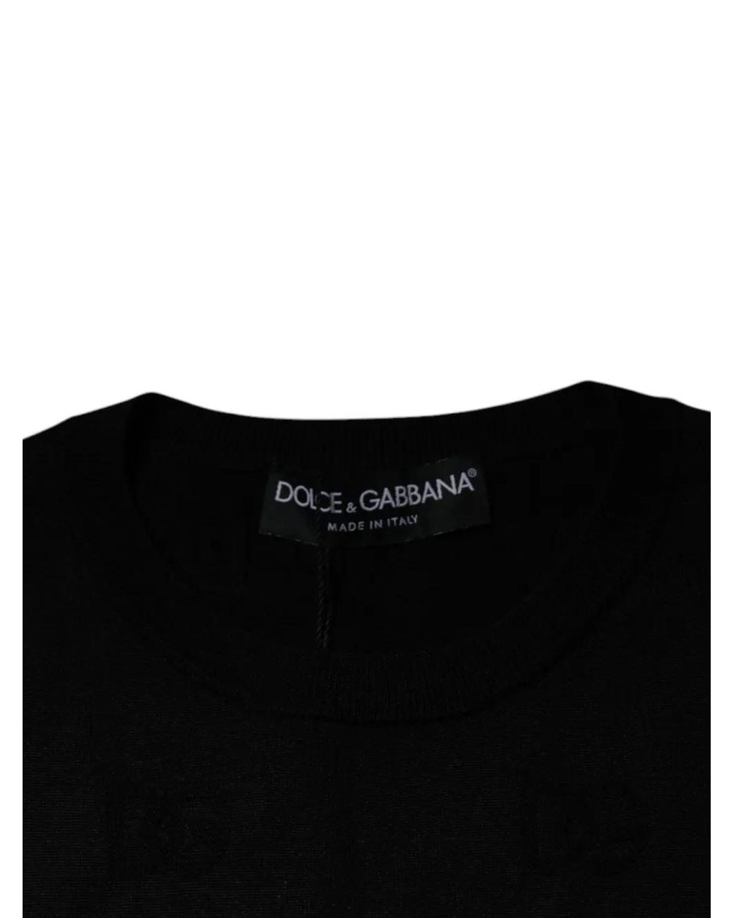 Dolce & Gabbana Black Sleeveless T-Shirt for men