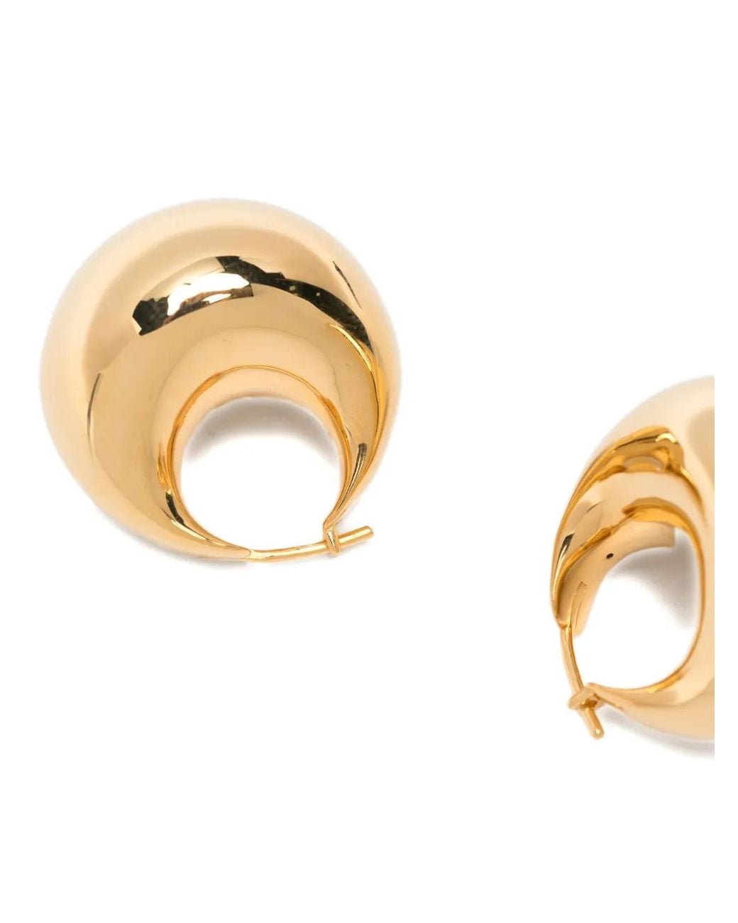 Missoma Metallic Boucles D'Oreilles Créoles À Design Sculptural