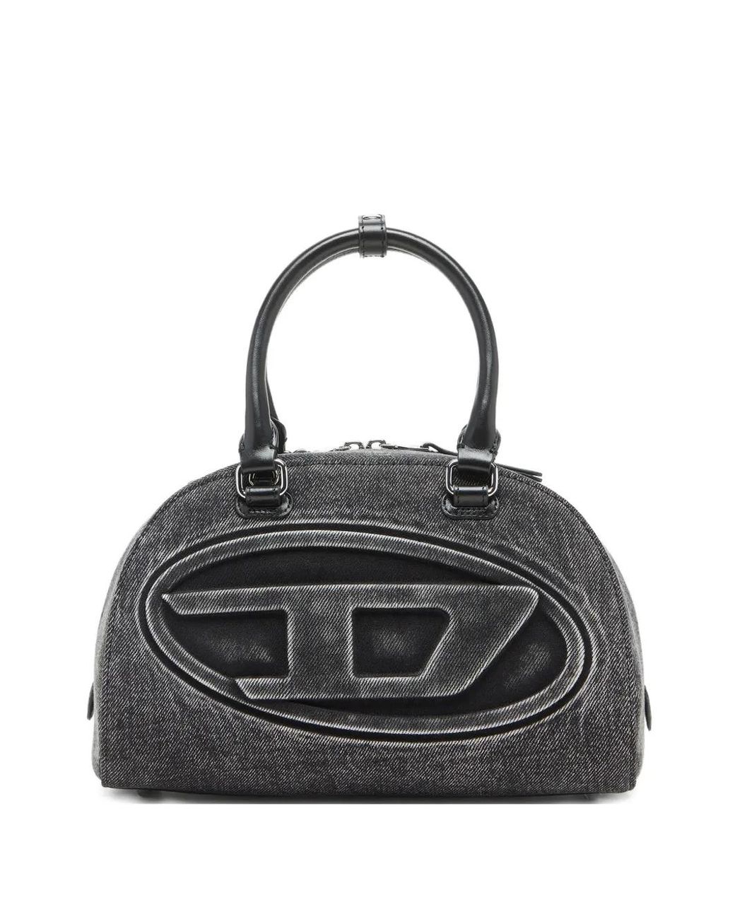 DIESEL Black 1Dr Dome Top-Handle Tote Bag