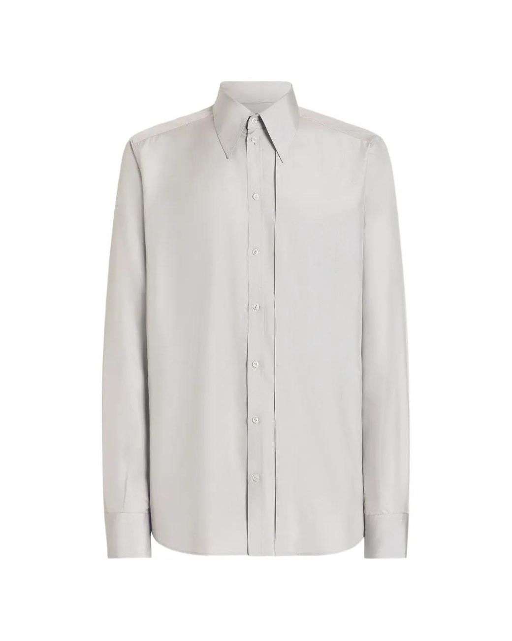 Dolce & Gabbana White Chemise Martini En Crêpe De Chine for men