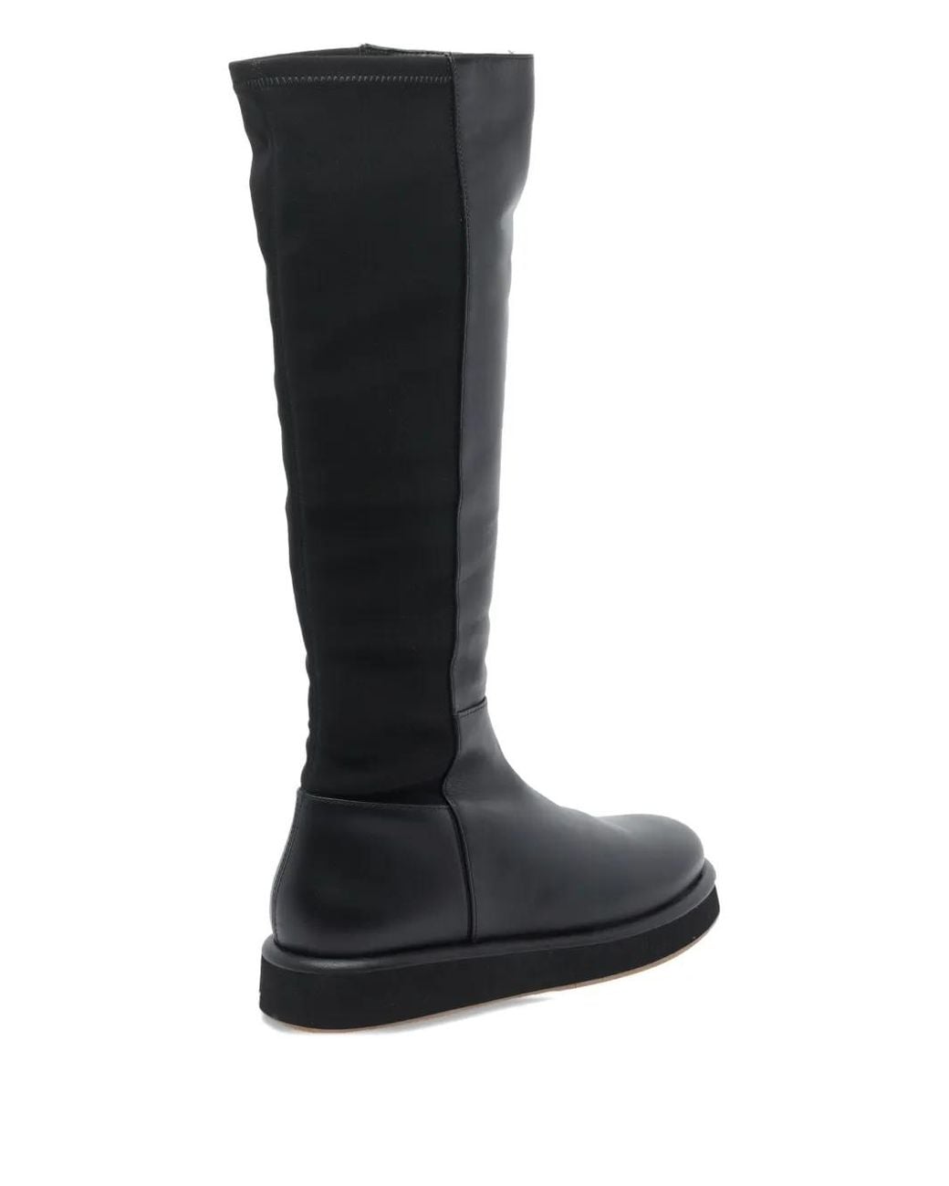 Paloma Barceló Black Platform Over-The-Knee Boots