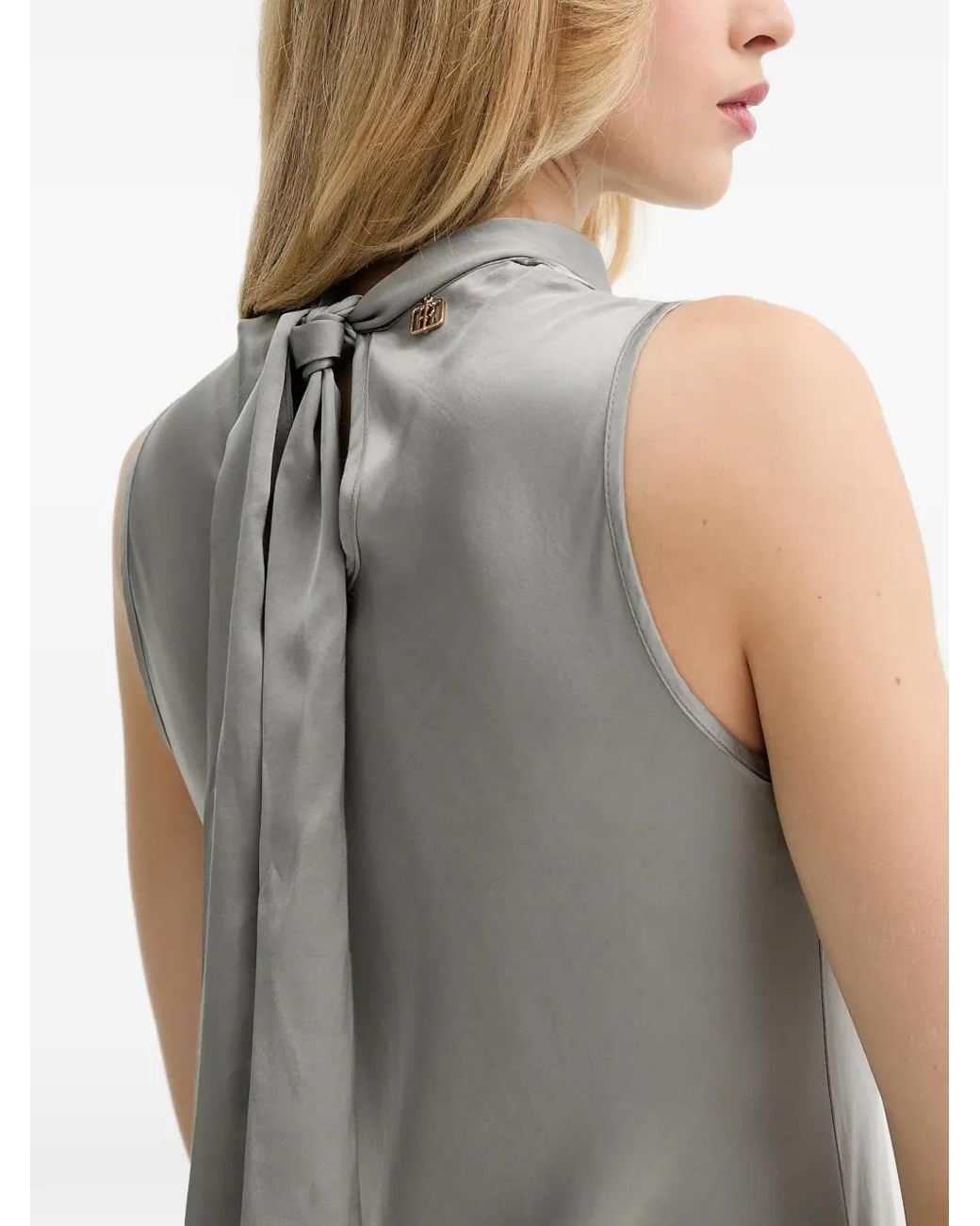 Fracomina Gray Kleid aus Satin