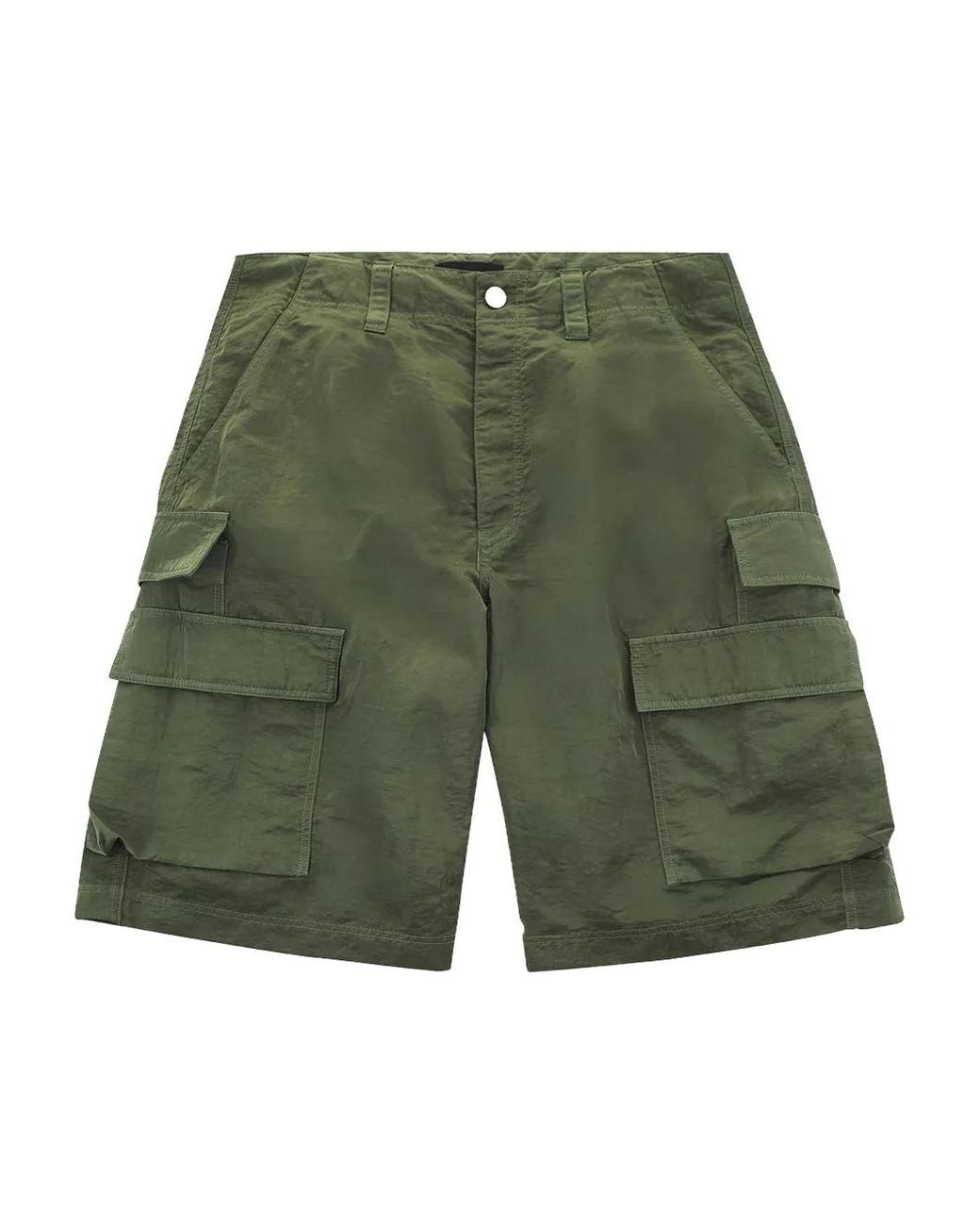 Purple Brand Green Jimmy Cargo Shorts for men