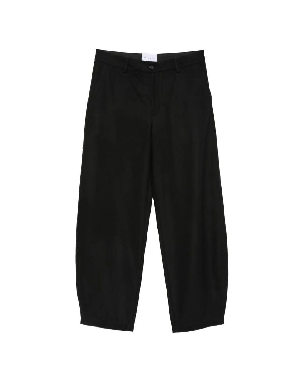 MARSĒM Black Balloon Trousers for men