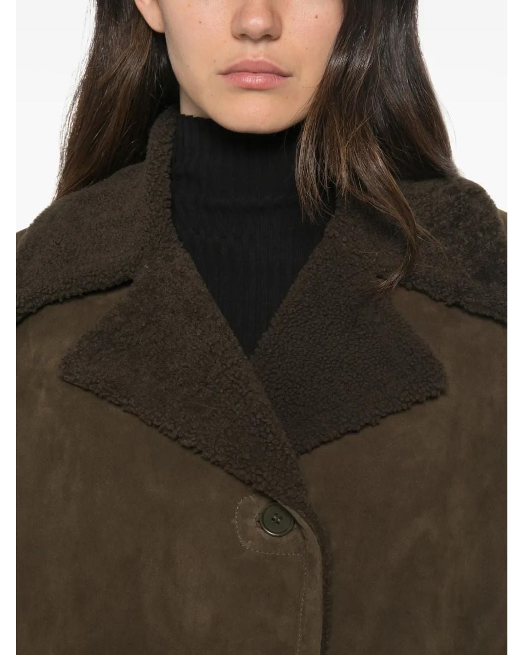 Salvatore Santoro Brown Shearling Jacket