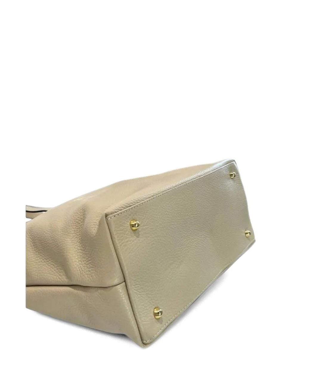 Baldinini Natural Sac Cabas En Cuir À Fini Grainé