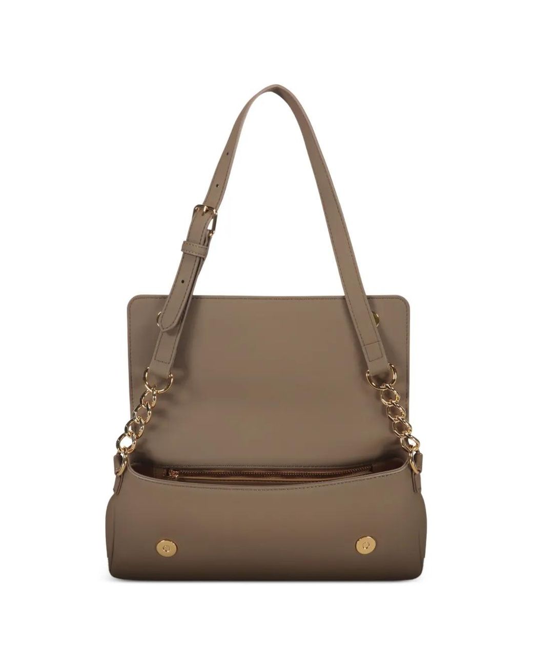 Love Moschino White Flap Chain Shoulder Bag