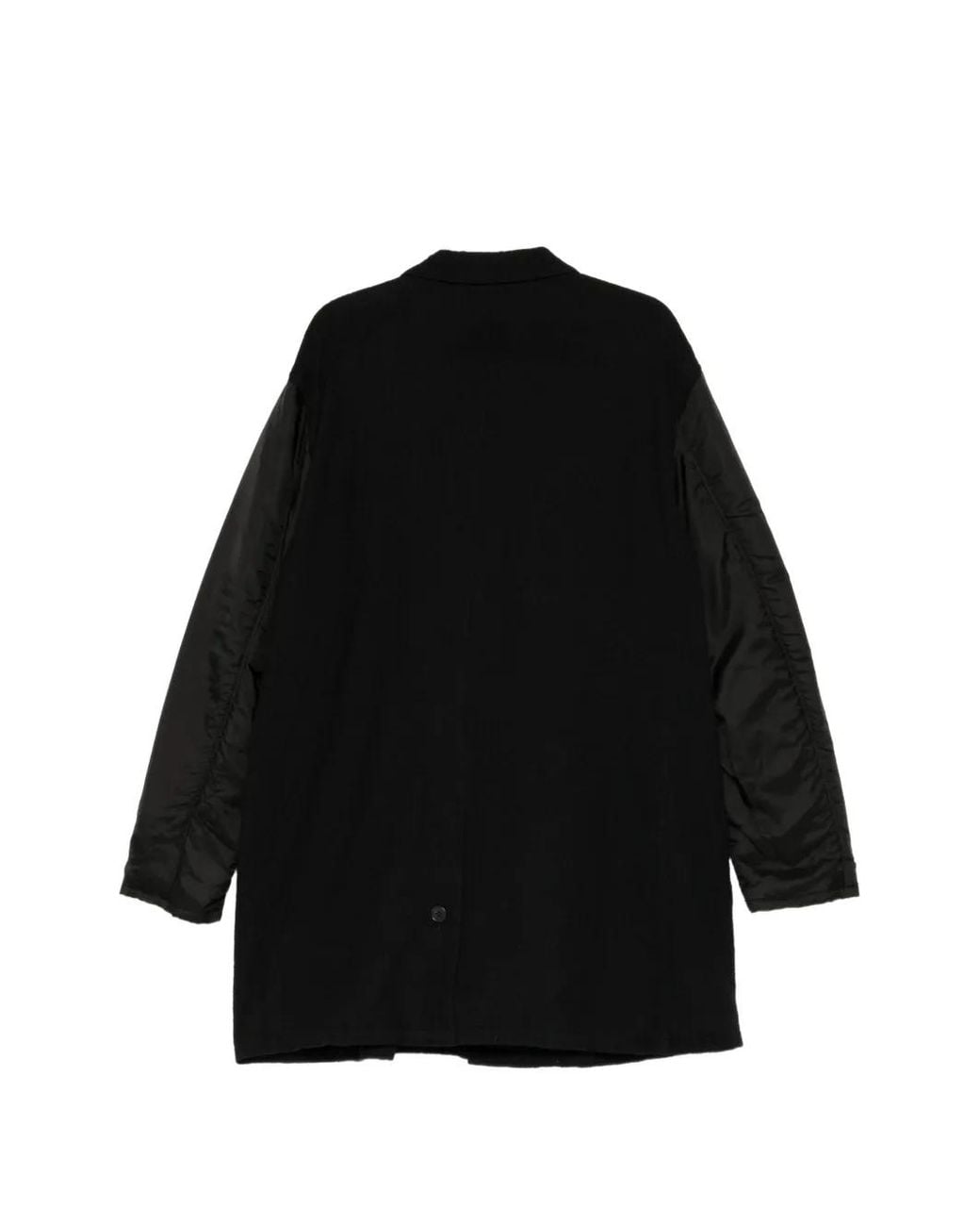 Undercover Black Panelled Logo-Embroidered Jacket for men