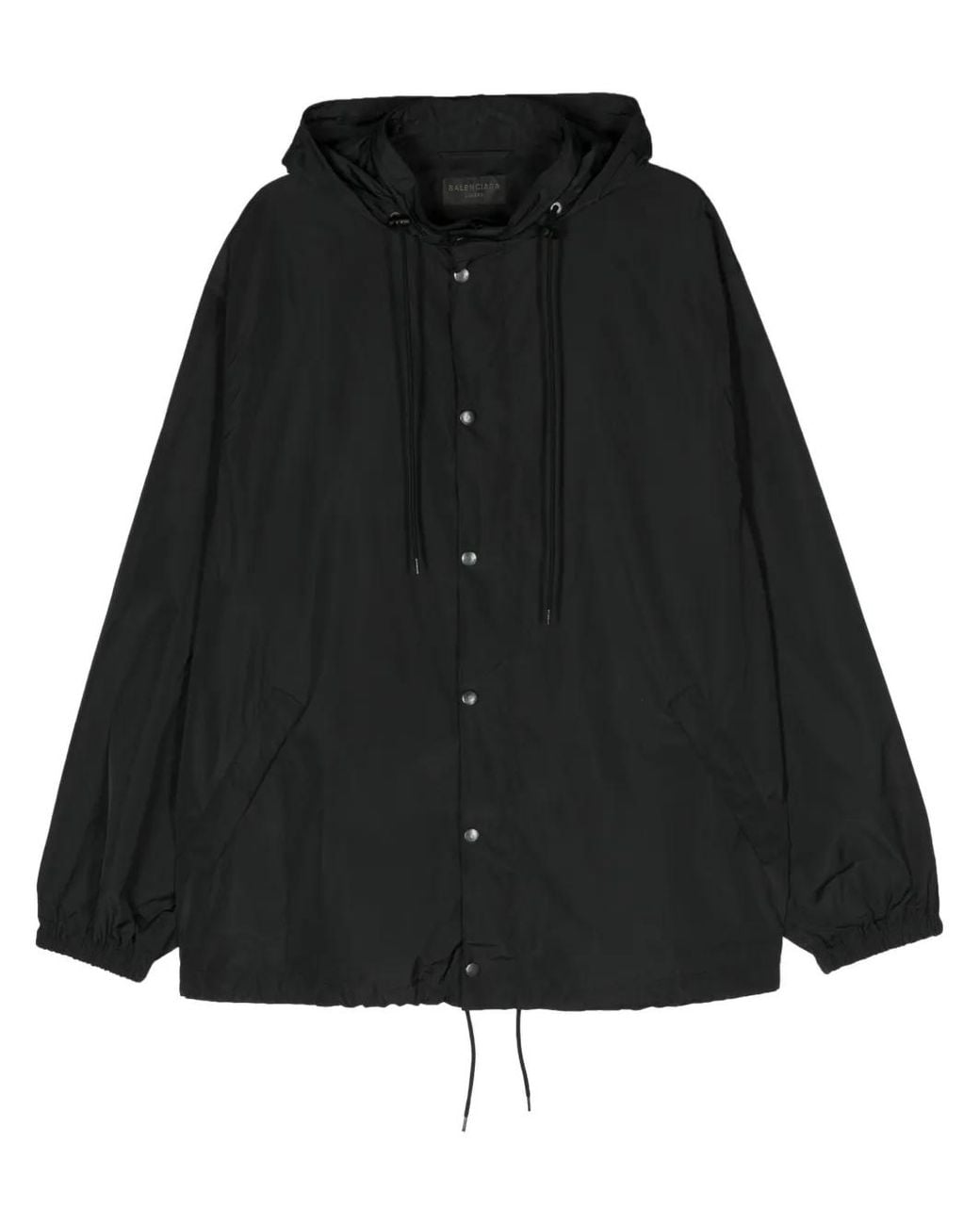 Balenciaga Black Hooded Jacket