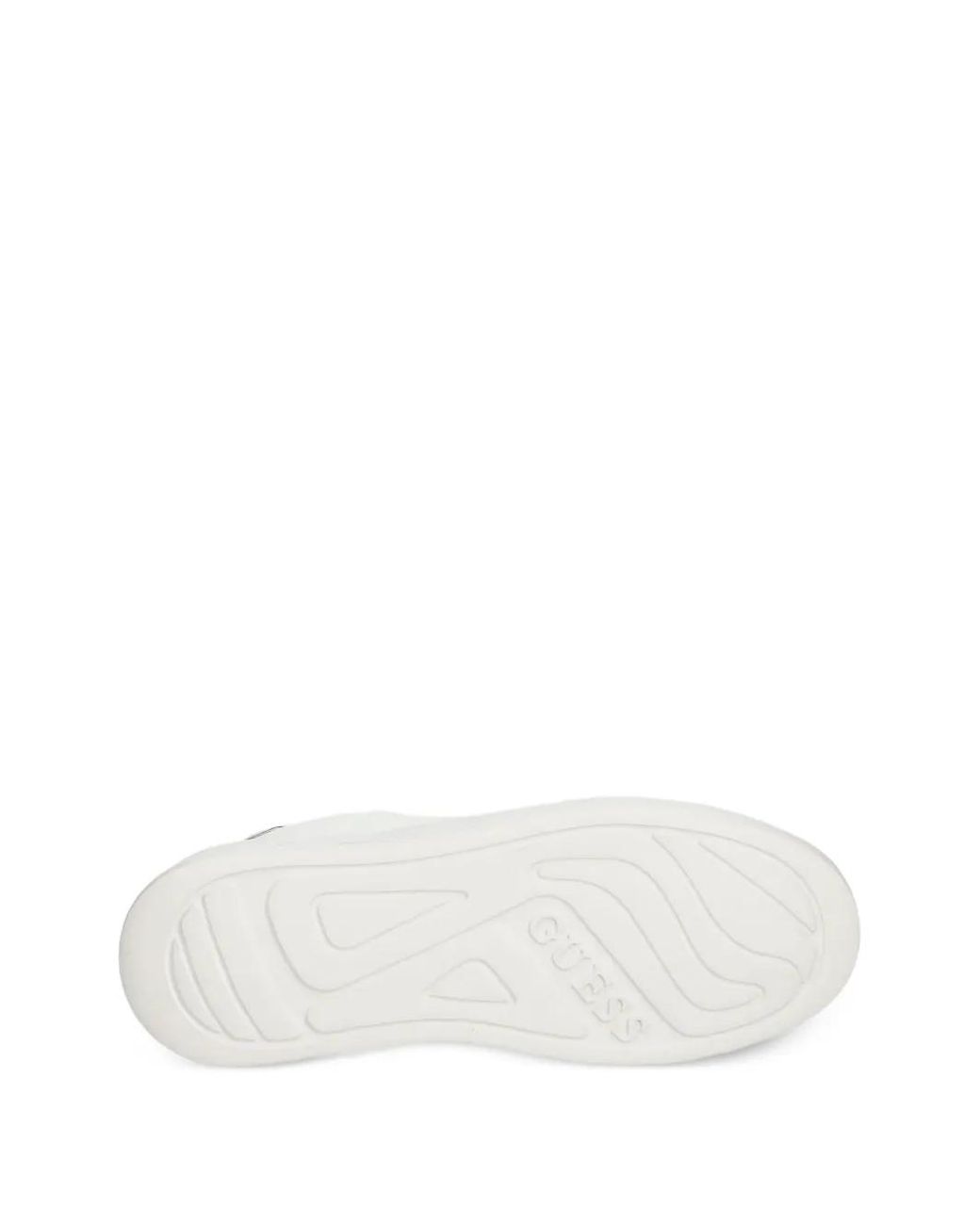 Guess White Elbina Logo-Print Sneakers