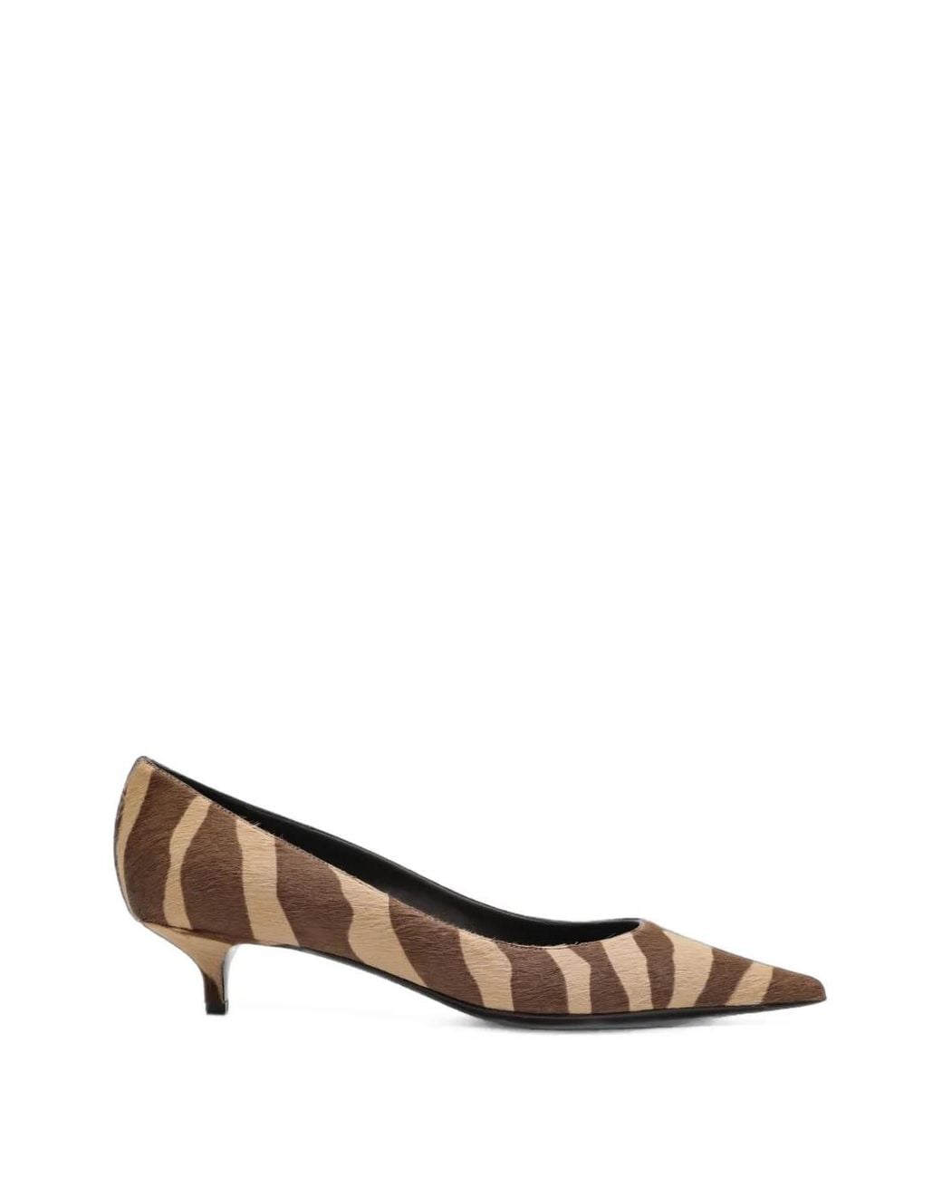 Jimmy Choo Natural Amelia Zebra-Print Pumps