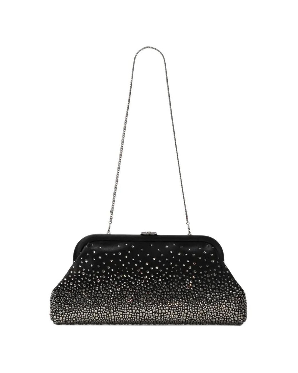 Jimmy Choo Black Skylar Clutch Bag