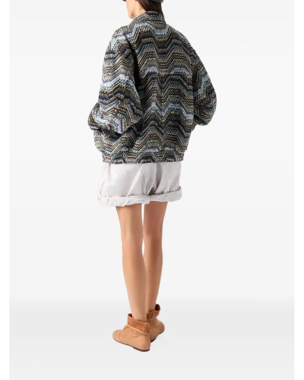Missoni Black Zigzag-Pattern Jacket