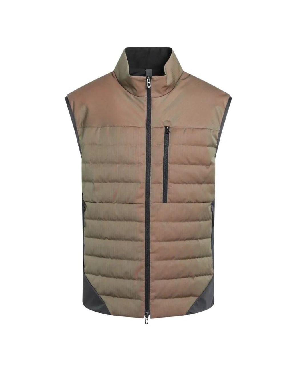 Sease Brown Intrepid Quilted Gilet for men