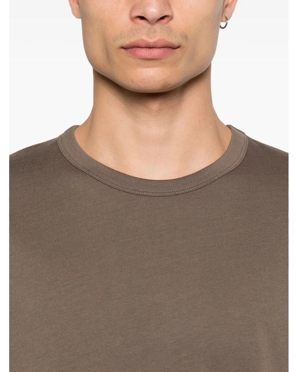 Sunspel Brown Regular-Fit T-Shirt for men