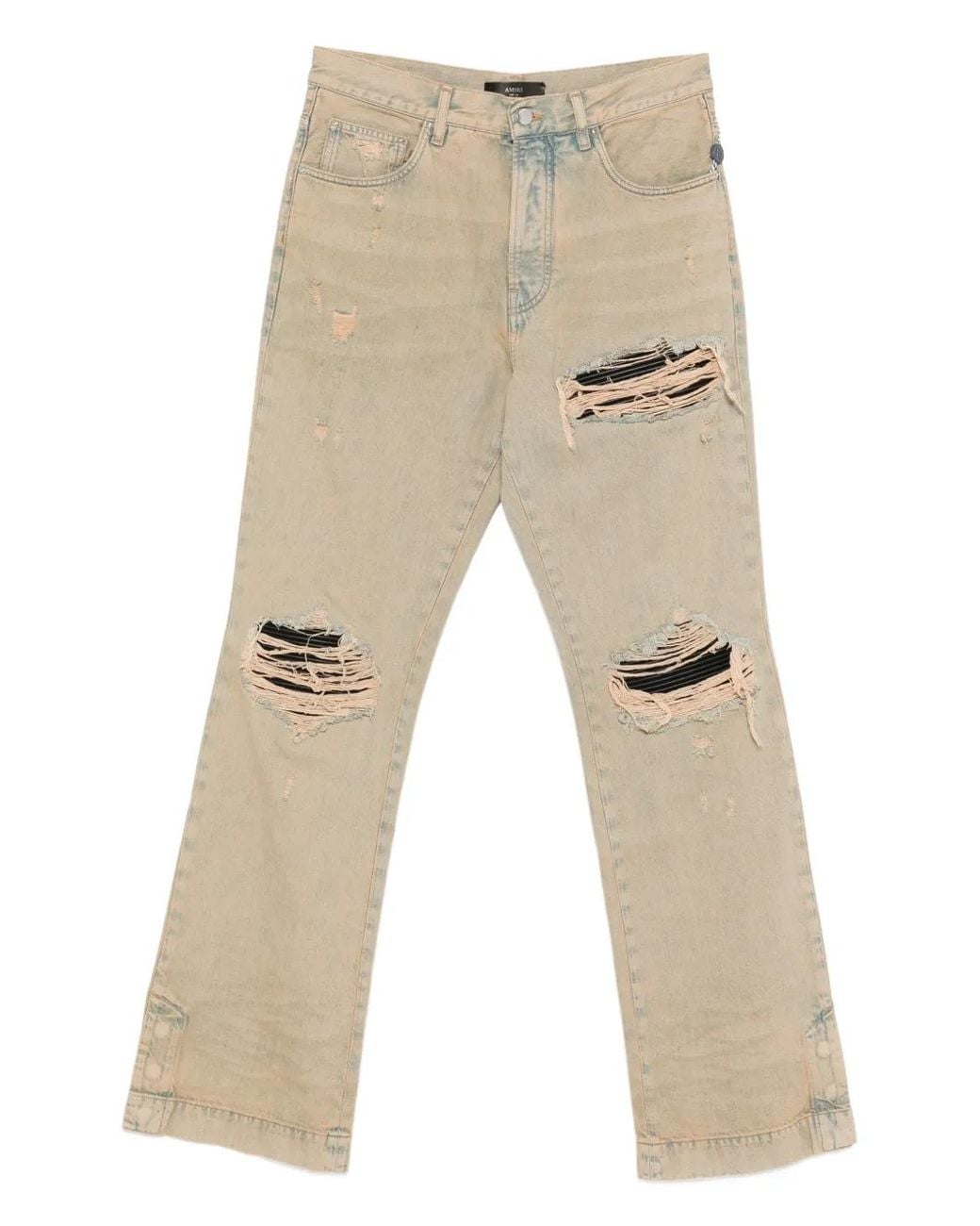 Amiri Natural Ripped Jeans for men