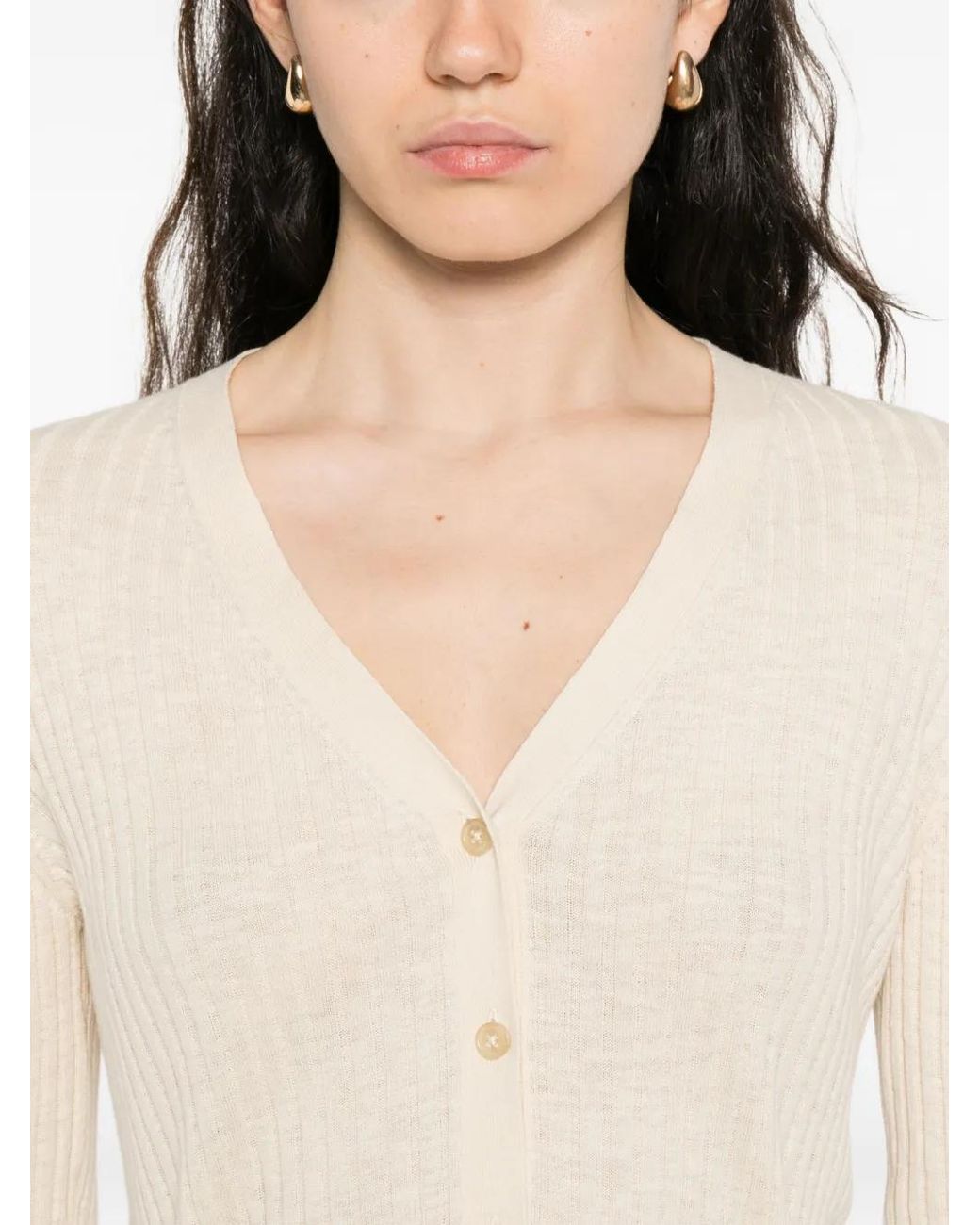 Marc O' Polo Natural Cotton-Linen Cardigan