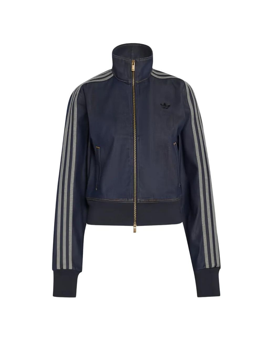 Adidas Black Firebird Denim Track Top