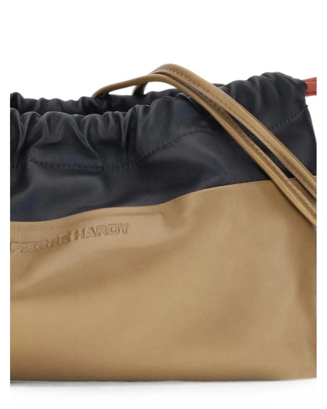 Pierre Hardy Brown Twin Drawstring Clutch Bag