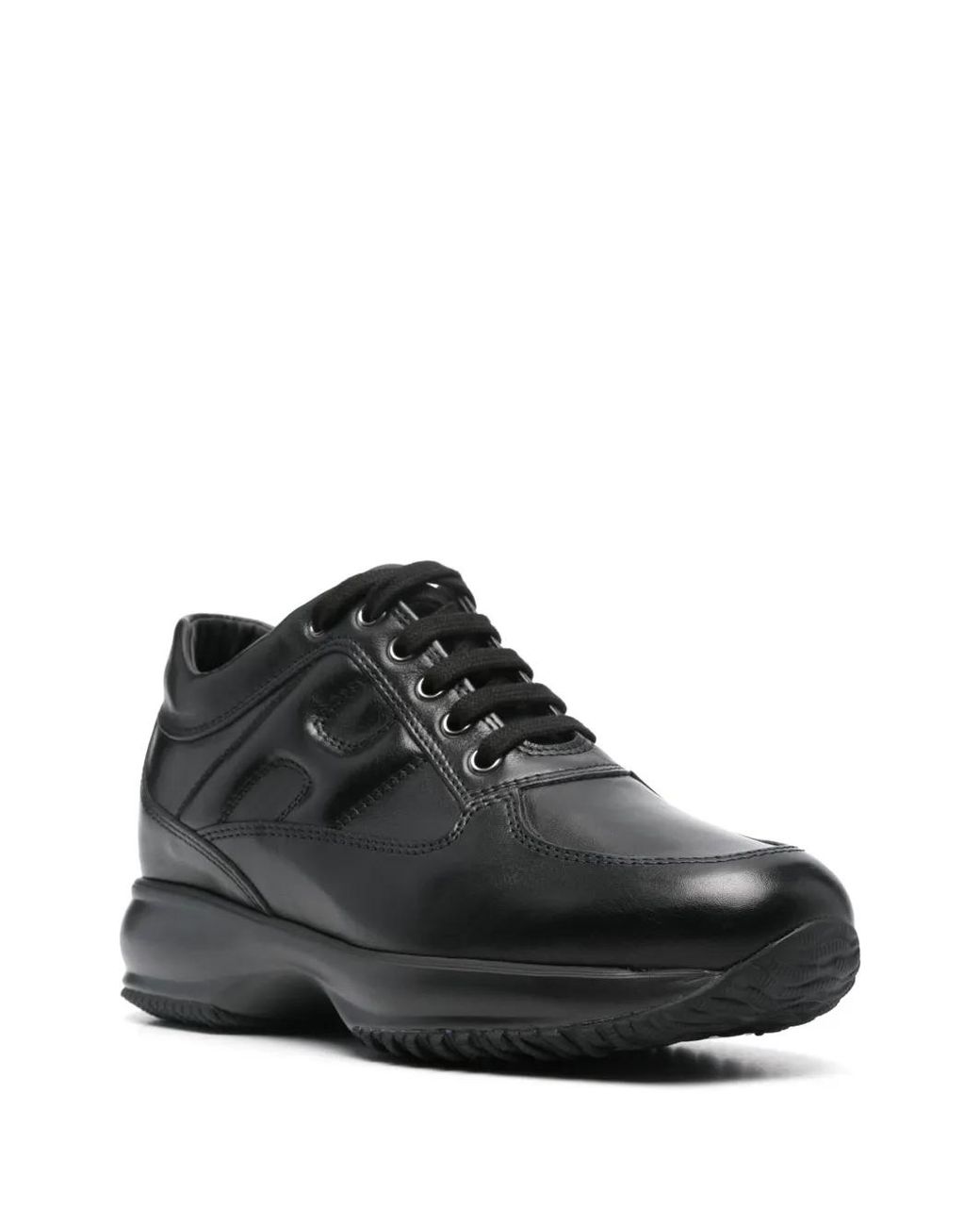 Hogan Black Interactive Sneakers