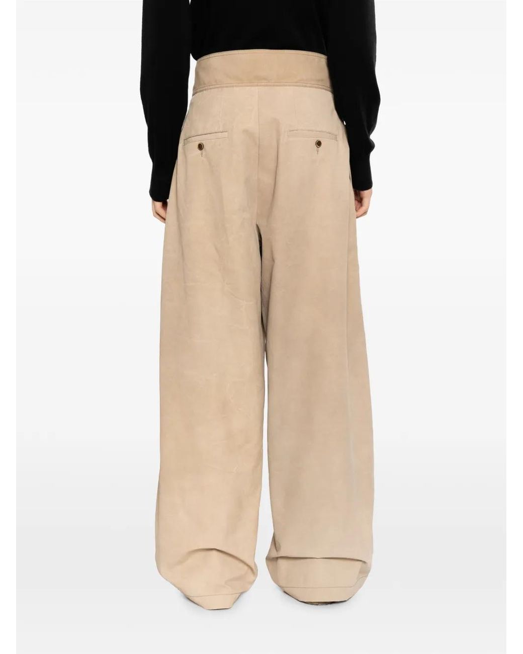 Uma Wang Natural Paulo Trousers for men