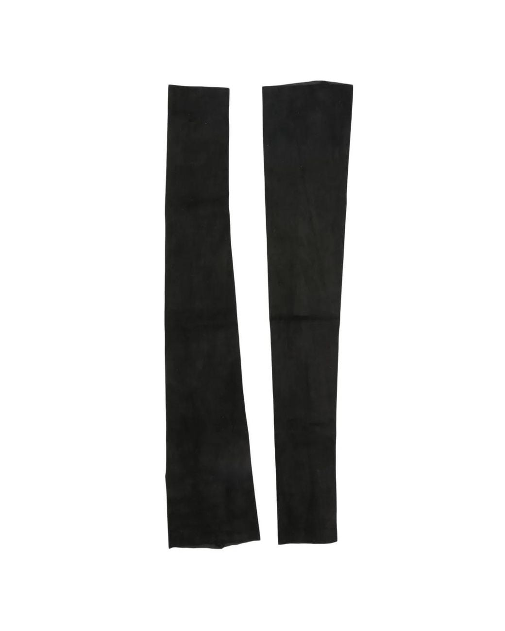 Isabel Benenato Black Mitaines En Daim