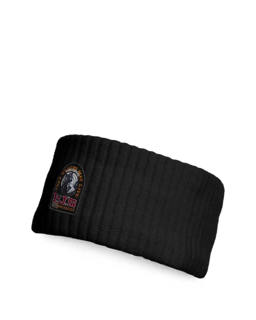 Parajumpers Black Calane Logo-Patch Headband
