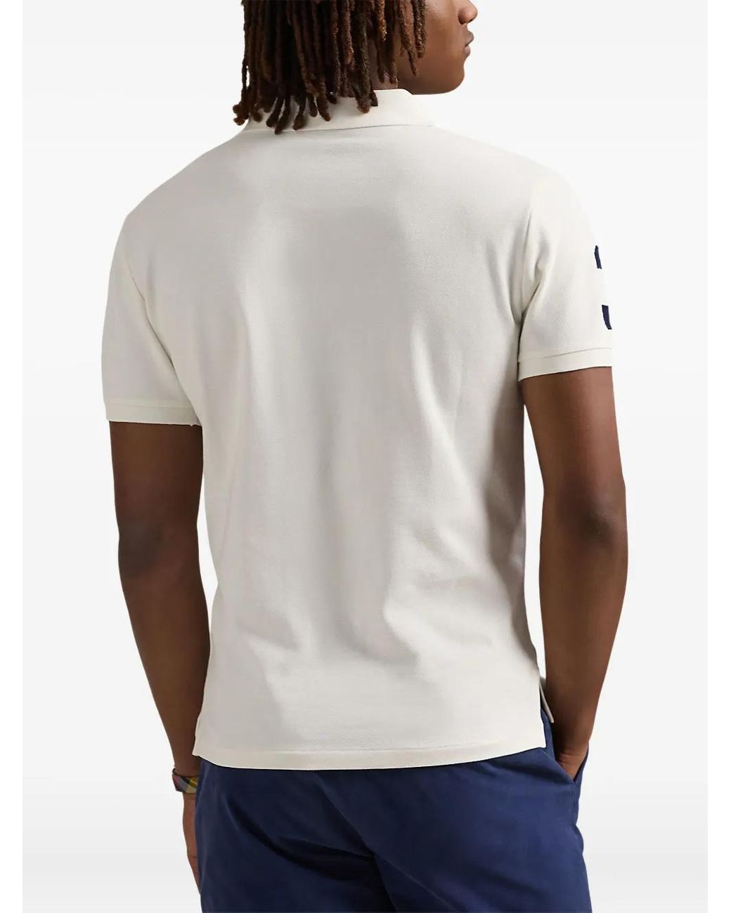 Polo Ralph Lauren Cotton Polo Shirt in White for Men | Lyst