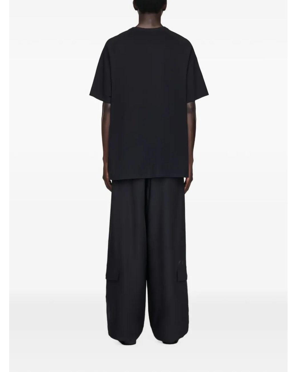Y-3 Black T-Shirts And Polos