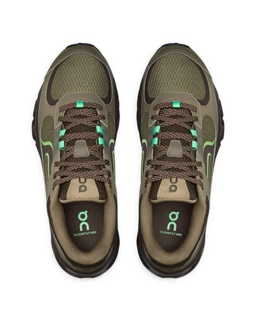 On Shoes Green Baskets Cloudtilt Arc for men
