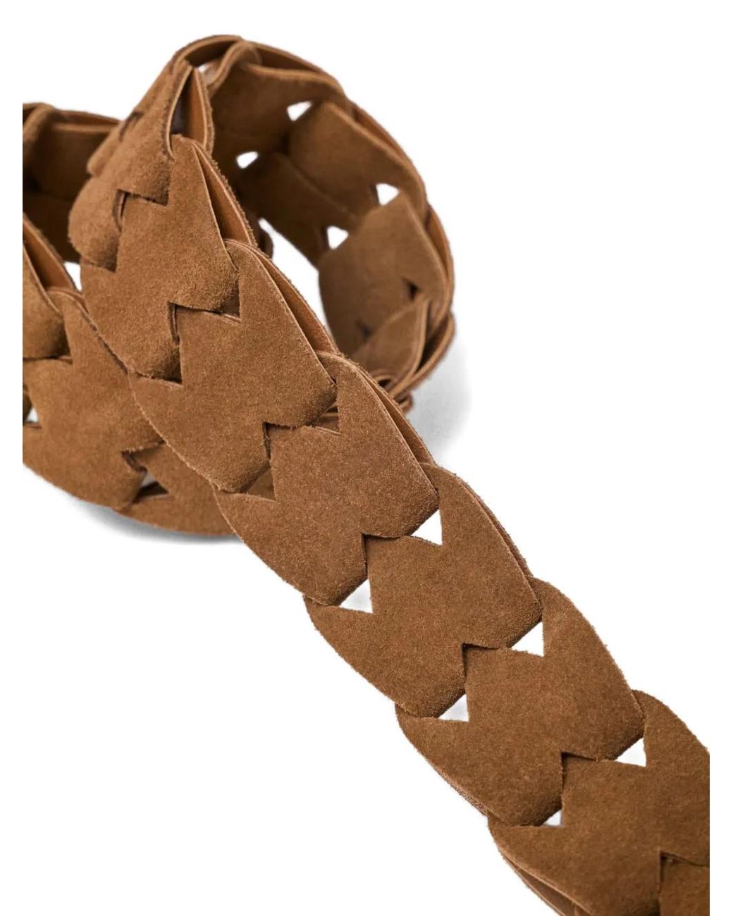 Ceinture À Design Tressé Maje en coloris White