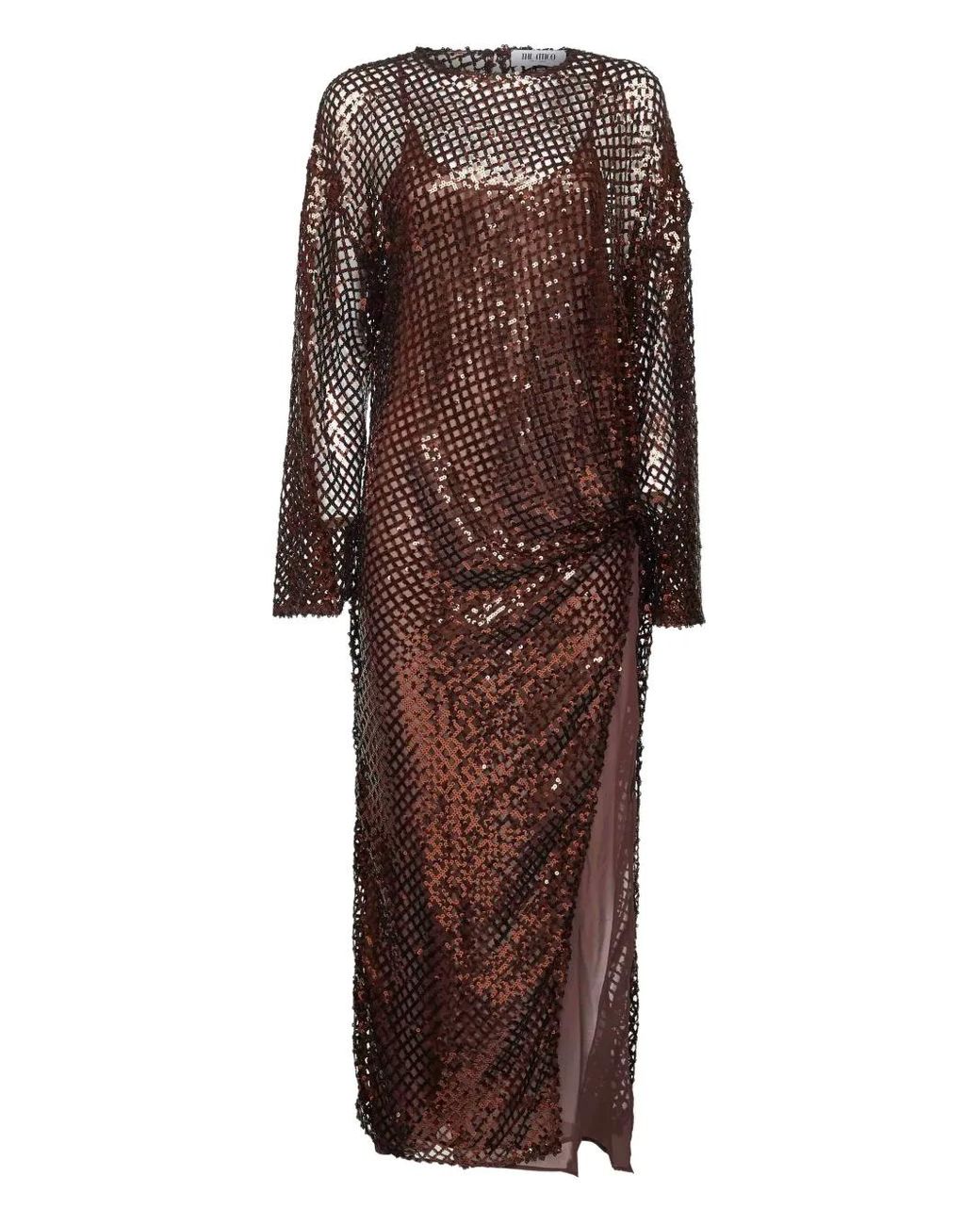 The Attico Brown Party Dresses