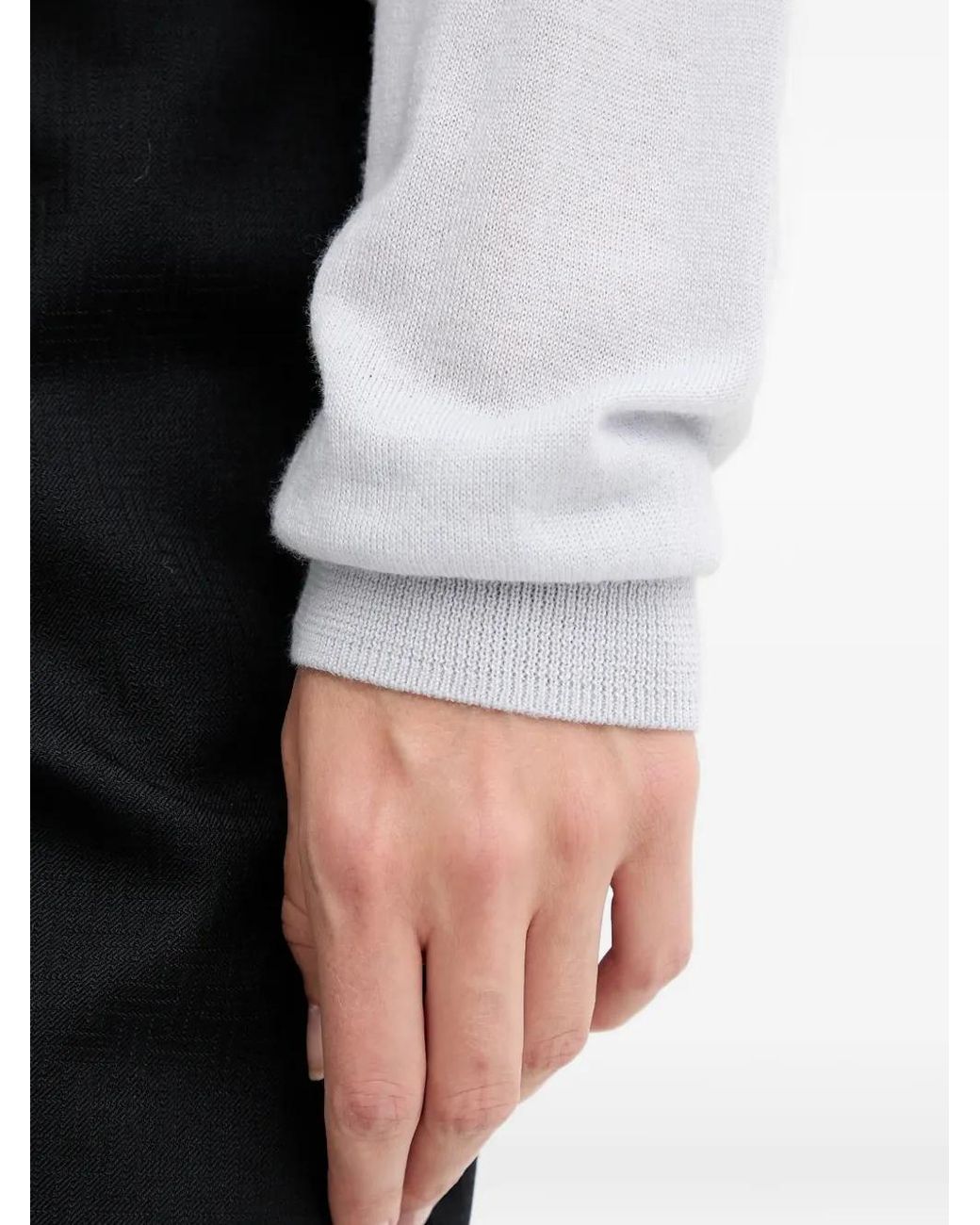 IRO White V-Neck Sweater