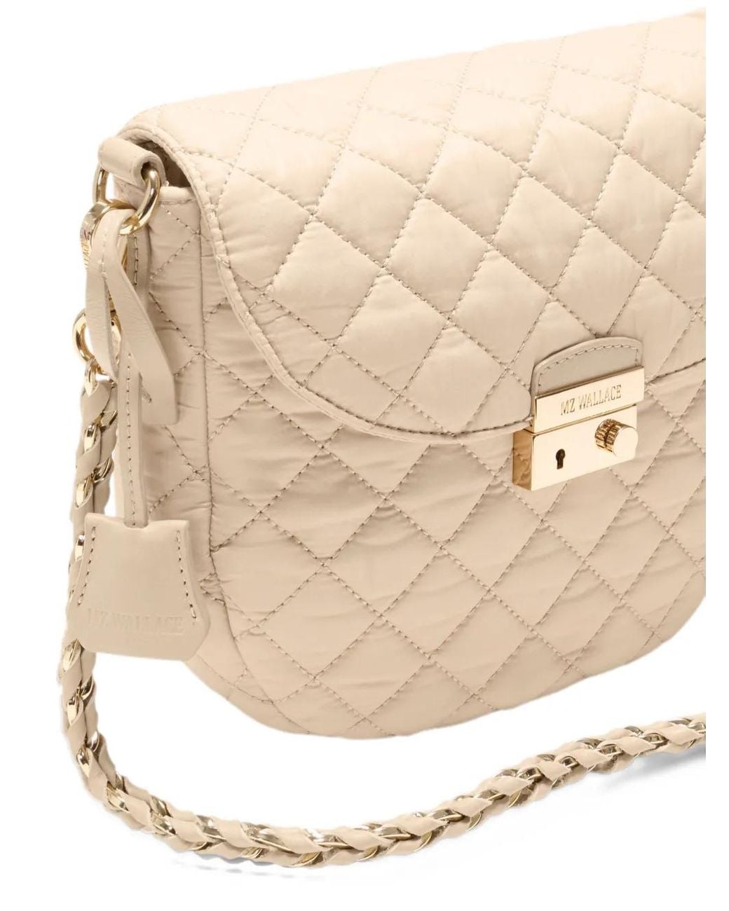 MZ Wallace Natural Sac À Bandoulière Crosby Matelassé