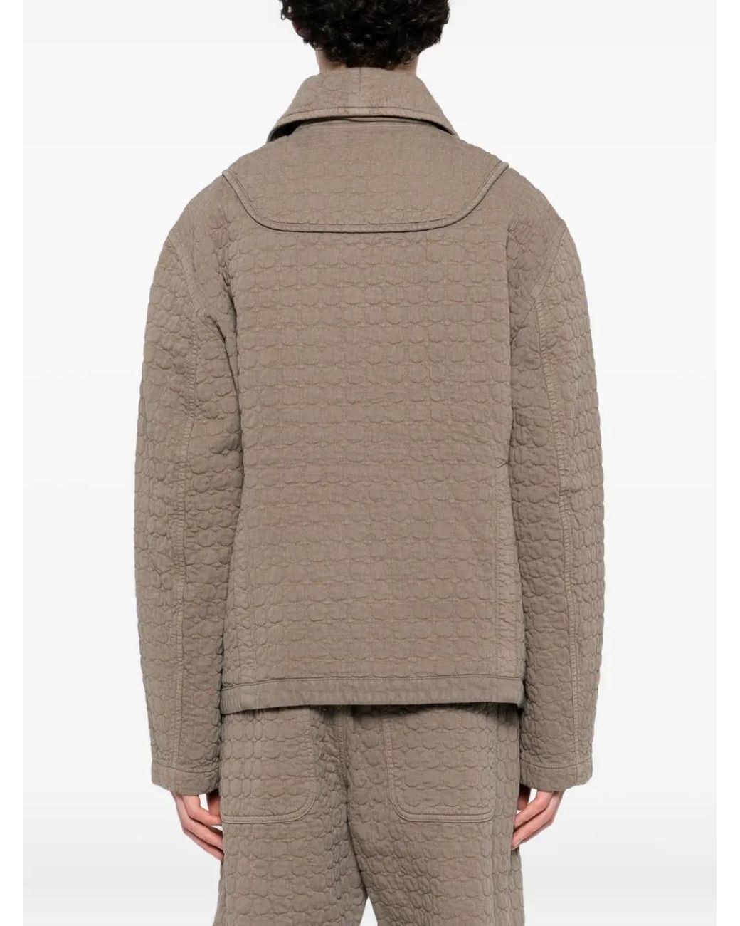 Craig Green Brown Circle-Quilted Jacket for men